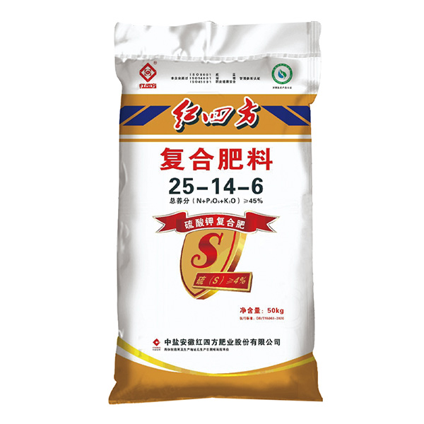 紅四方硫酸鉀復合肥45%（25-14-6）